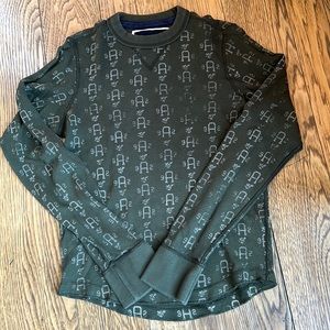 Boy’s abercrombie kids thermal long sleeve shirt size XL